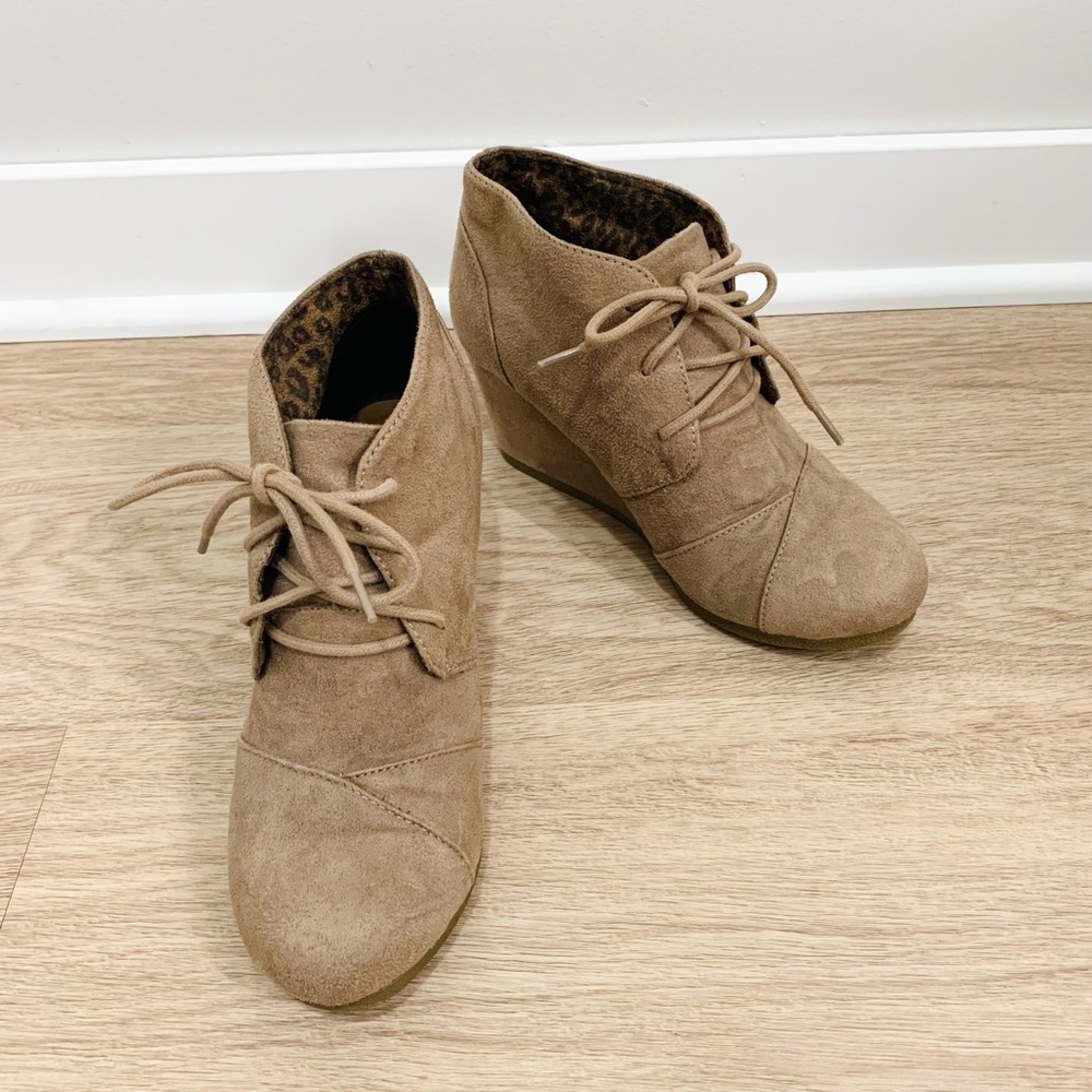 Maurices Wedge Ankle Boots
